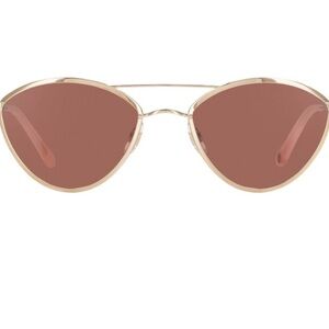 New Garrett Leight Breeze Sunglasses Wire Frame Pink Tint Electric Sun Designer